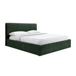 Dane Velvet King Bed (Forest)