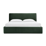 Dane Velvet King Bed (Forest)