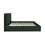 Dane Velvet King Bed (Forest)