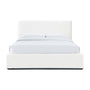 Dane Queen Bed - White Boucle
