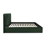 Dane Velvet Queen Bed (Forest)