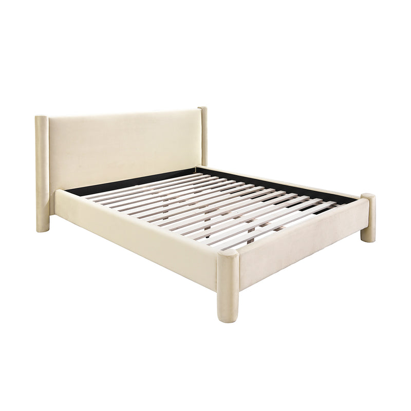 Estelle Velvet King Bed (Desert Velvet)