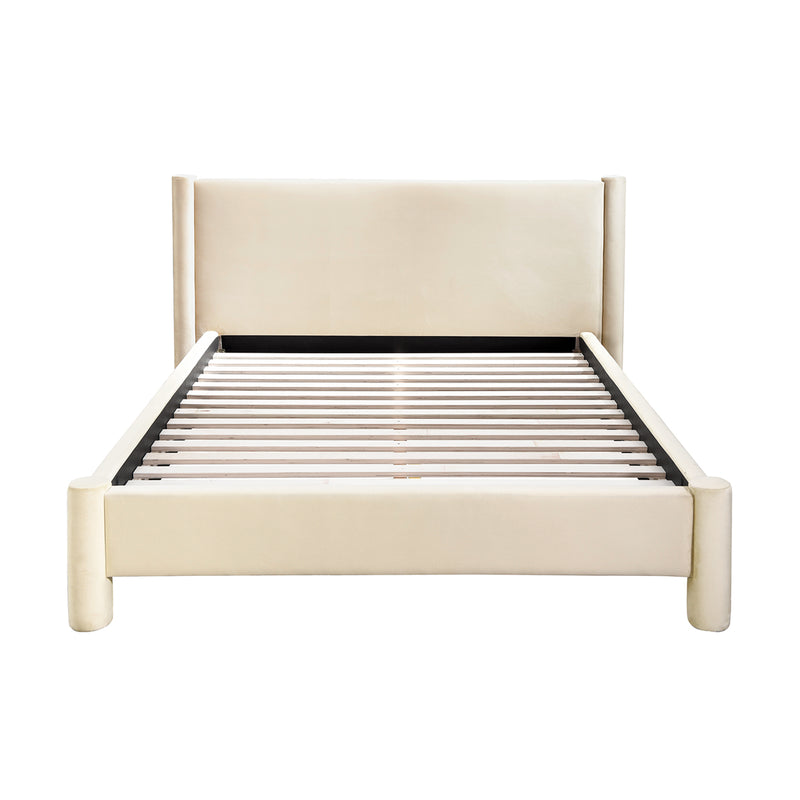 Estelle Velvet King Bed (Desert Velvet)