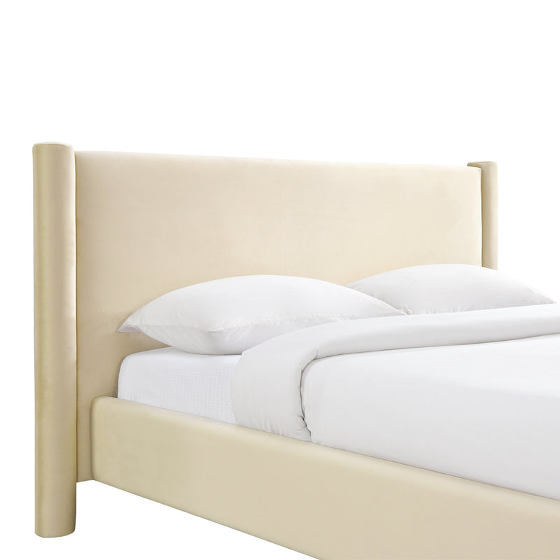 Estelle Velvet King Bed (Desert Velvet)