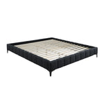 Georgia Boucle King Bed Frame (Charcoal)