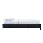 Georgia Boucle King Bed Frame (Charcoal)