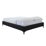 Georgia Boucle King Bed Frame (Charcoal)