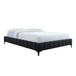 Georgia Boucle Queen Bed Frame (Charcoal)