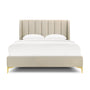 Georgia Double Bed - Sand Boucle