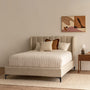 Georgia Double Bed - Sand Boucle