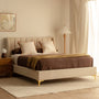 Georgia Queen Bed - Cream