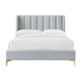 Georgia Double Bed - Light Grey