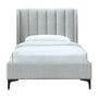 Georgia King Single Bed - Light Grey
