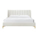 Georgia Boucle King Bed (White)