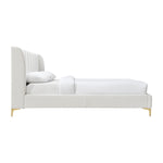 Georgia Boucle King Bed (White)