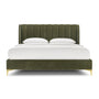 Georgia King Bed - Olive Moss