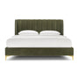 Georgia King Bed - Olive Moss