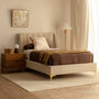 Georgia King Single Bed - Cream