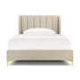 Georgia King Single Bed - Sand Boucle
