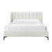 Georgia Boucle Queen Bed (White)