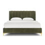 Georgia Queen Bed - Olive Moss