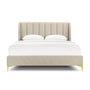 Georgia Queen Bed - Sand Boucle