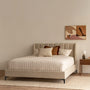 Georgia Queen Bed - Sand Boucle