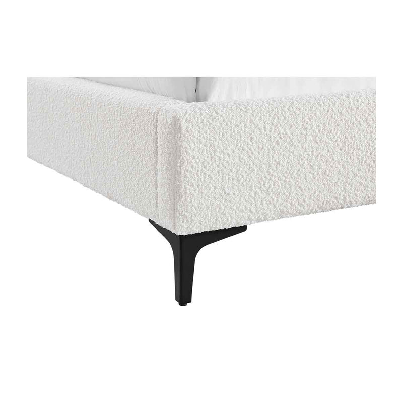 Georgia Boucle Single Bed (White)