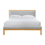 Amelia Queen Bed (Oak, Light Grey) - Amelia Queen Bed (Oak, Light Grey)