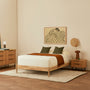 Luna Timber Double Bed Frame - Oak