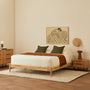Luna Timber King Bed Frame - Oak