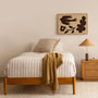 Luna Timber King Single Bed Frame - Oak
