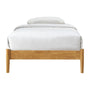 Luna Timber Single Bed Frame - Oak
