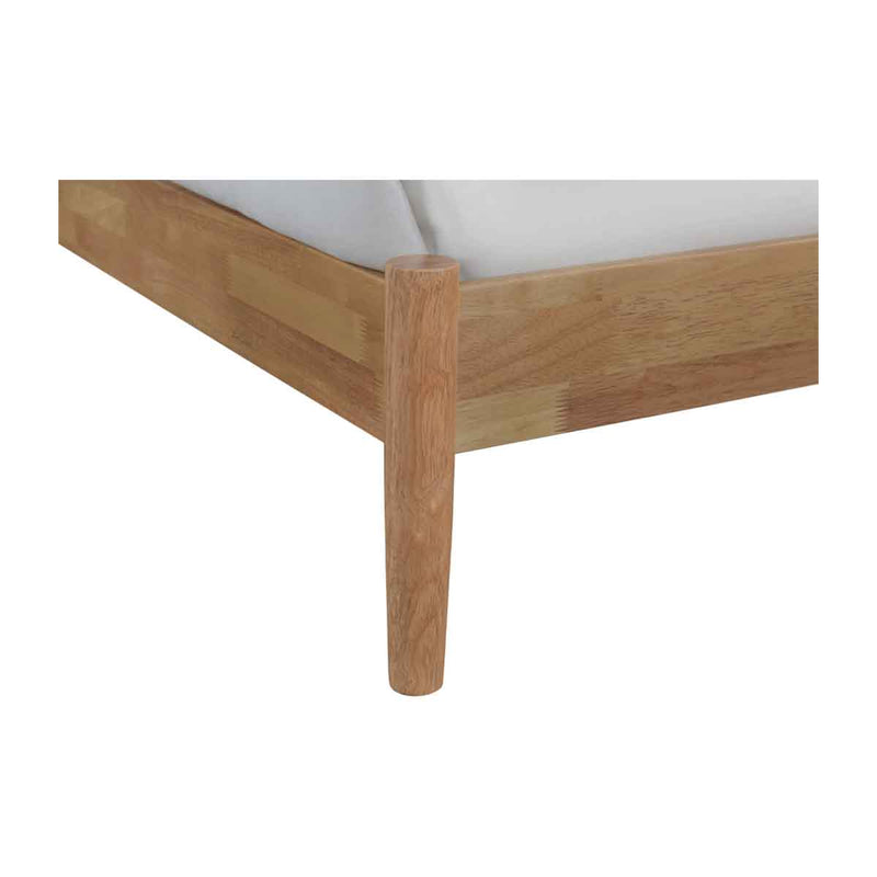 Luna Timber Boucle King Single Bed (White)