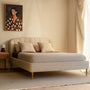 Mabel Queen Bed - Cream