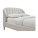 Mabel Boucle King Bed (White)