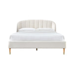 Mabel Queen Bed (Cream)