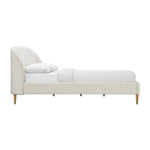 Mabel Queen Bed (Cream)