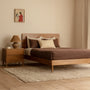 Marlo Double Bed - Oak