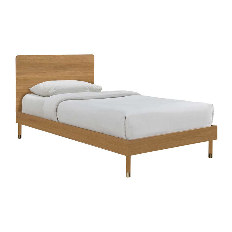 Marlo King Single Bed (Oak)