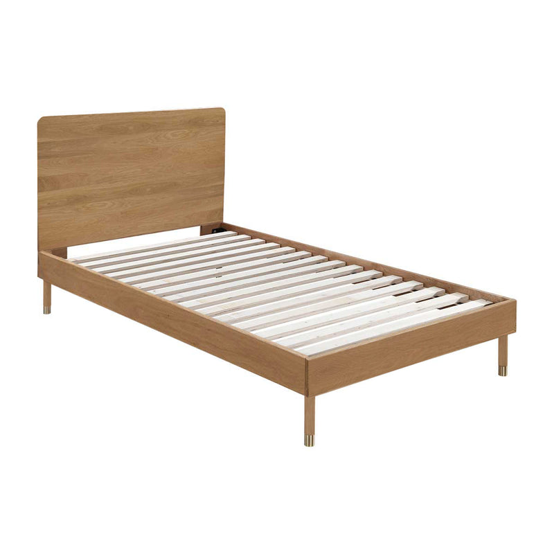 Marlo King Single Bed (Oak)