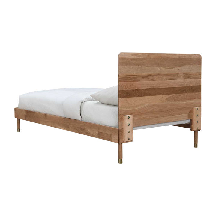 Marlo King Single Bed (Oak)