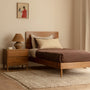 Marlo King Single Bed - Oak