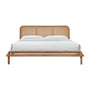 Norah Rattan King Bed (Oak) - Norah Rattan King Bed (Oak)