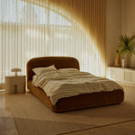 Lull King Bed (Sandon Burnt Butter)