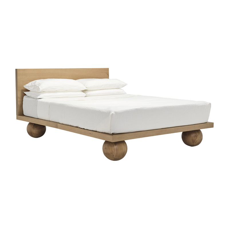 Yoko Queen Bed (Oak Natural)