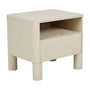 Artie Open Bedside Table - Putty