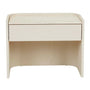 Elsie Bedside - Natural Travertine / Shell / Large