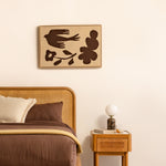 Norah Marble Rattan Bedside Table