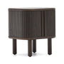 Mailen Bedside Table - Dark Timber